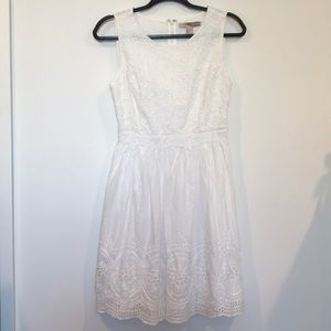 White Cotton Summer Dress
